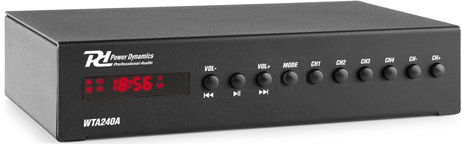 Amplificador Stereo Wi-Fi / Bluetooth 2x 80W (WT240A) - POWER DYNAMICS