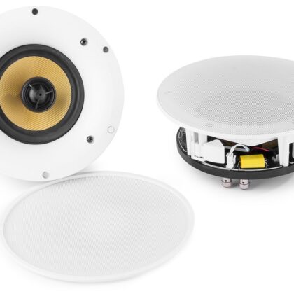 Pack 2x Colunas de Teto 8 c/ Wi-Fi e Bluetooth 140W (WCS80) - POWER DYNAMICS