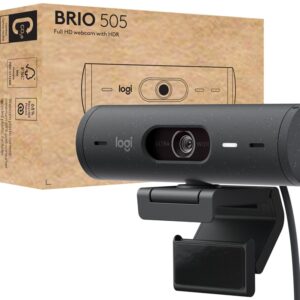 Webcam Brio 505 USB-C 4MP 1080p Full HD (Preto) - LOGITECH