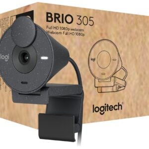 Webcam Brio 305 USB-C 2MP 1080p Full HD (Grafite) - LOGITECH