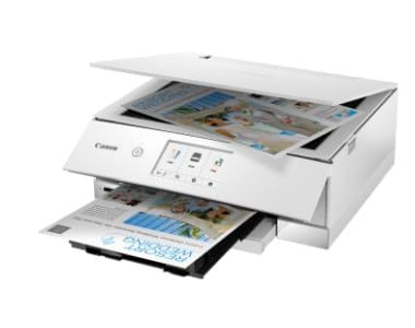 Impressora Multifunções Fotográfica Canon PIXMA TS8351A WiFi Duplex Branca