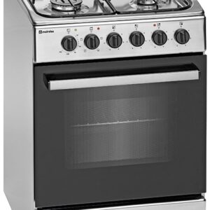Fogão a Gás Butano/Propano 3 Zonas E 542 X ST + Forno Elétrico 59L (Inox) - MEIRELES