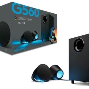 Sistema de Som 2.1 G560 Lightsync Gaming 240W Peak / 120W RMS - LOGITECH
