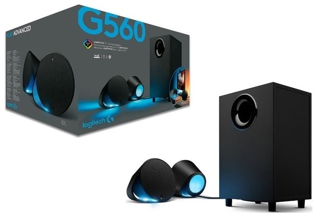 Sistema de Som 2.1 G560 Lightsync Gaming 240W Peak / 120W RMS - LOGITECH