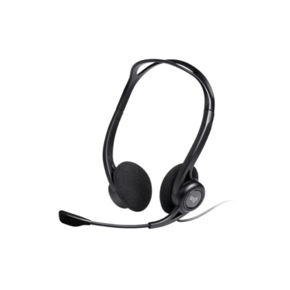 Auscultadores Logitech PC 960 com Microfone Usb Pretos