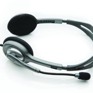 Auscultadores Headset c/ Microfone - Logitech H110