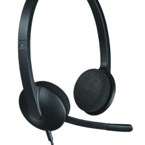 Auscultadores Headset c/ Microfone - Logitech H340
