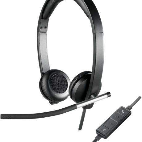 Auscultadores Headset H650e Stereo USB (Preto) - LOGITECH