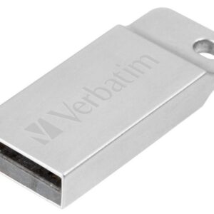 Pen Drive Metal Executive 64GB USB Type-A 2.0 (Prateado) - VERBATIM