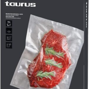 Pack 50x Sacos (20 x 30cm) p/ M?quina de Embalar a V?cuo VAC6000 - TAURUS