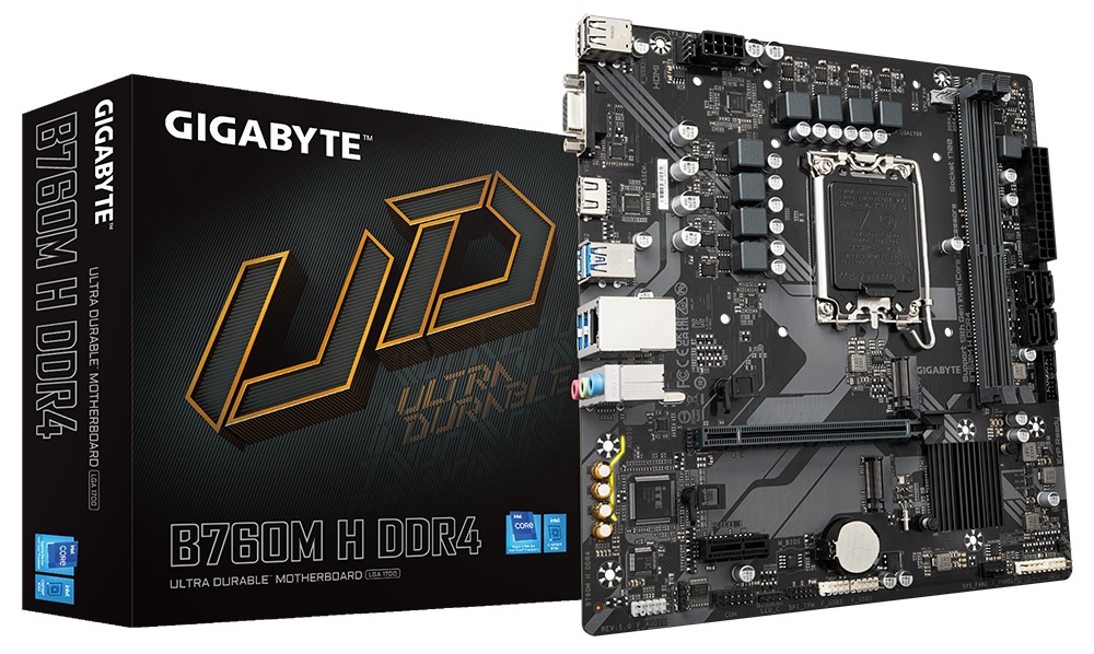 Motherboard Micro ATX B760M H DDR4 (rev. 1.0) - GIGABYTE