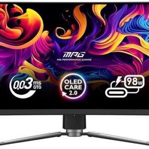 Monitor Curvo MPG 491CQPX QD-OLED 49 Dual QHD 240Hz (Preto) - MSI