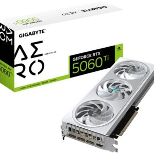 Placa Gráfica NVIDIA GeForce RTX 5060 Ti Blackwell Aero OC 8G GDDR7 DLSS4 - GIGABYTE