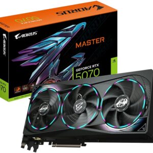 Placa Gráfica GeForce RTX 5070 Aorus Master 12GB GDDR7 DLSS4 - GIGABYTE