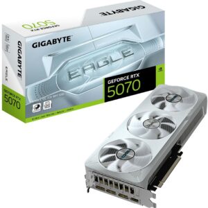 Placa Gráfica GeForce RTX 5070 Eagle OC Ice 12GB GDDR7 DLSS4 - GIGABYTE