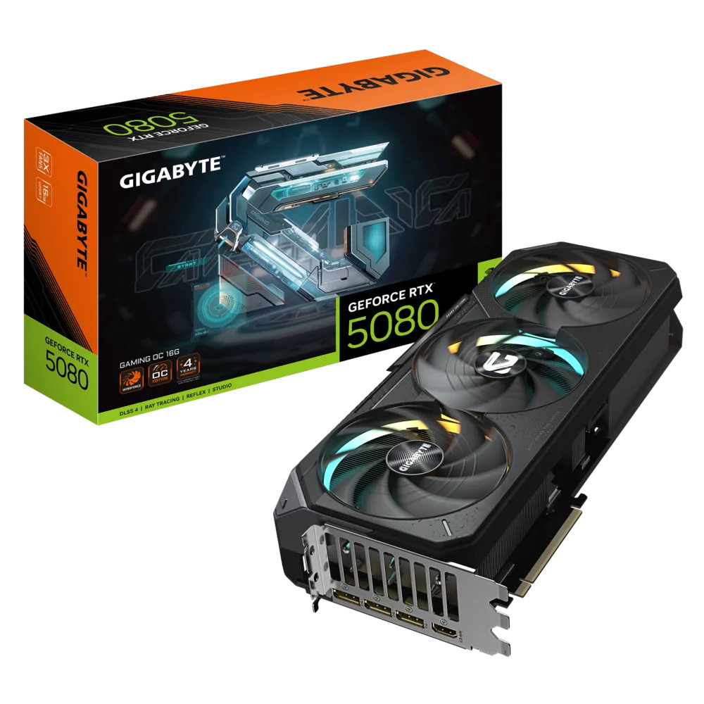 Placa Gráfica Gigabyte RTX 5080 Gaming OC 16GB DDR7