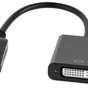 Conversor DisplayPort Macho - DVI Femea (15cm)