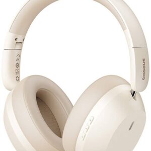 Auscultadores Headphones Bluetooth Bass 35 Max (Stellar White) - BASEUS