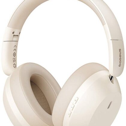 Auscultadores Headphones Bluetooth Bass 35 Max (Stellar White) - BASEUS