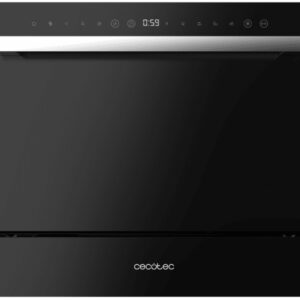 Mini Máquina de Lavar Loiça Bolero Aguazero 2400 6 Conjuntos (Vidro Preto) - CECOTEC