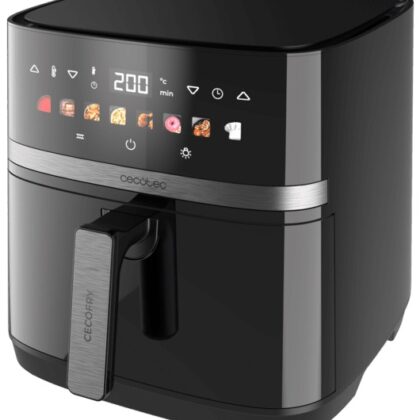Fritadeira Air Fryer Cecofry&Grill Duoheat 8000 8L 2200W (Preto) - CECOTEC