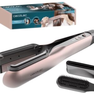 Alisador de Cabelo AirLisse 2-EM-1 ForceDry (Preto/Rosa) - CECOTEC