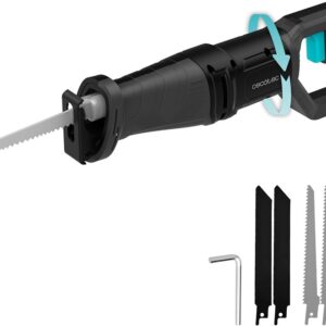 Serra de Sabre c/ Fios LongFlex 710 Pro (Preto/Azul) - CECOTEC