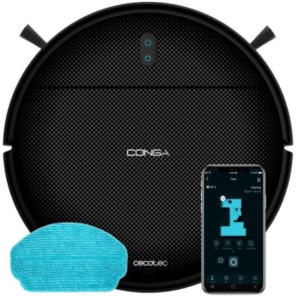 Aspirador Robot Conga M10 2000mAh 2000Pa (Preto) - CECOTEC