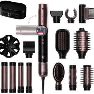 Modelador de Cabelo 14-EM-1 AirGlam Flex (Preto) - CECOTEC