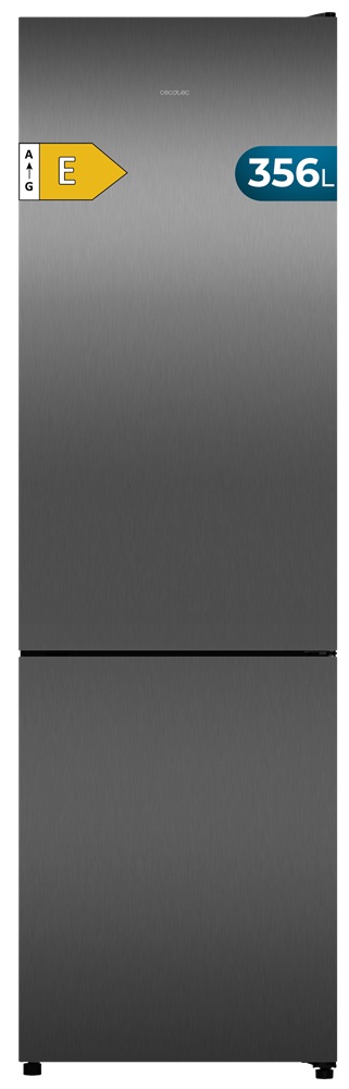 Frigorífico Combinado Bolero CoolMarket Combi 356i 356L No Frost (Aço Inoxidável Escuro) - CECOTEC