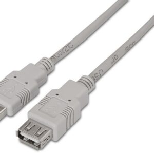 Cabo USB A Macho - USB A Fêmea 2.0 (1 metro) - AISENS