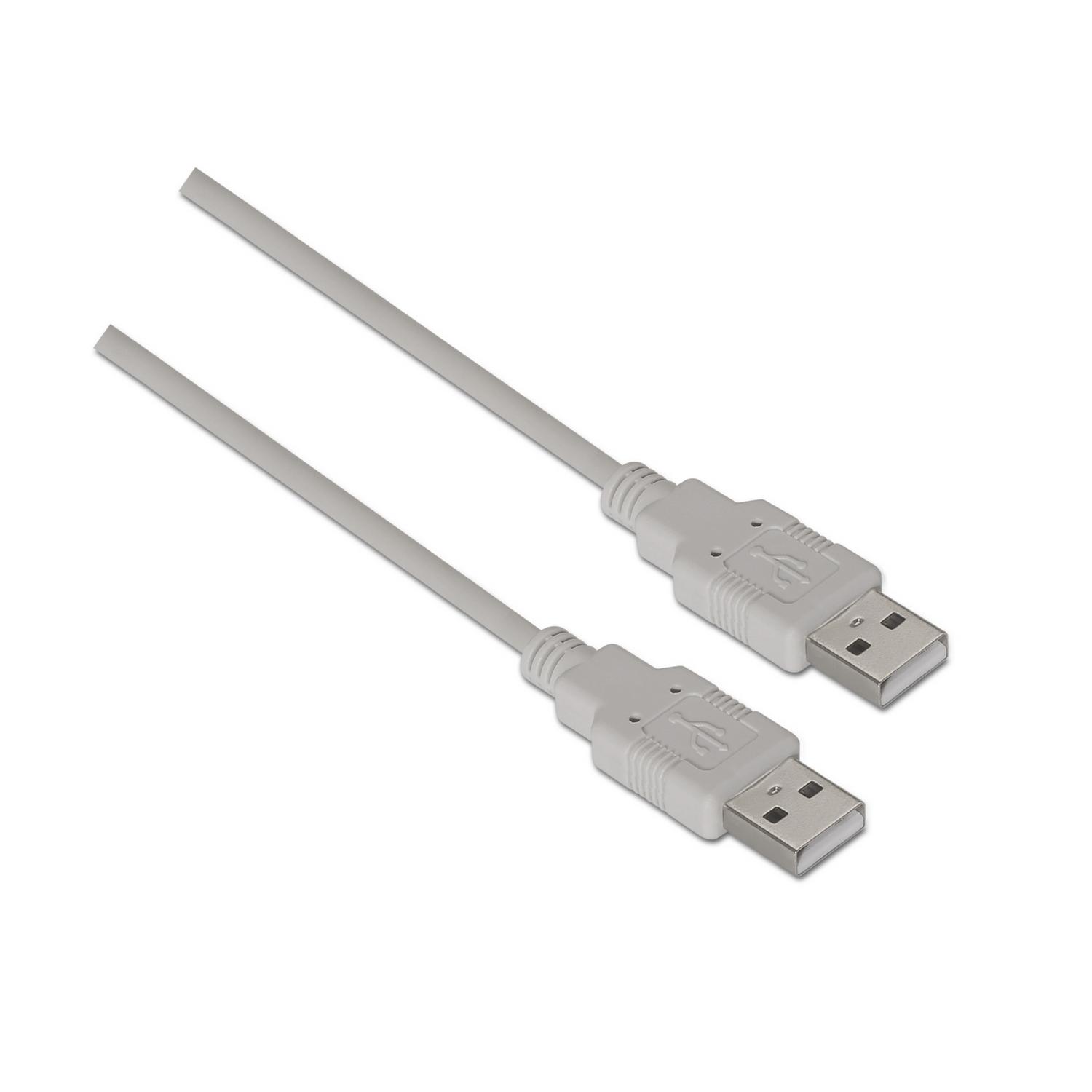 Cabo USB A Macho - USB A Macho 2.0 (1 metro) - AISENS