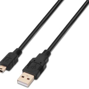 Cabo USB A Macho - Mini USB Macho 2.0 (3 mts) - AISENS