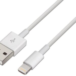 Cabo USB A - Lightning 2.0 Branco (2 mts) - AISENS