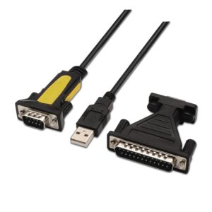 Cabo Adaptador USB Macho - RS232 Macho (1,8 mts) - AISENS