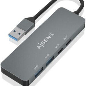Hub USB 3.2 (2x USB-C e 2x USB-A Fêmeas) – AISENS