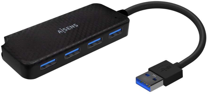 Hub USB 3.0 (4x USB 3.0 Fêmea) 15cm - AISENS