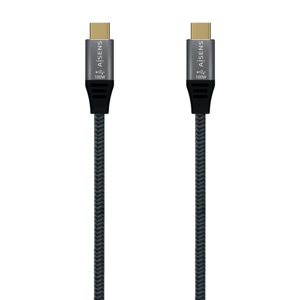 Cabo USB 2.0 USB-C Macho - USB-C Macho (1 metro) - AISENS