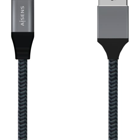 Cabo USB 3.2 USB-C Macho - USB-A Macho Cinzento (1 metro) - AISENS