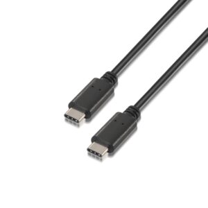 Cabo USB C Macho - USB C Macho 2.0 (50cm) - AISENS