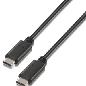 Cabo USB C Macho - USB C Macho 2.0 (2 mts) - AISENS