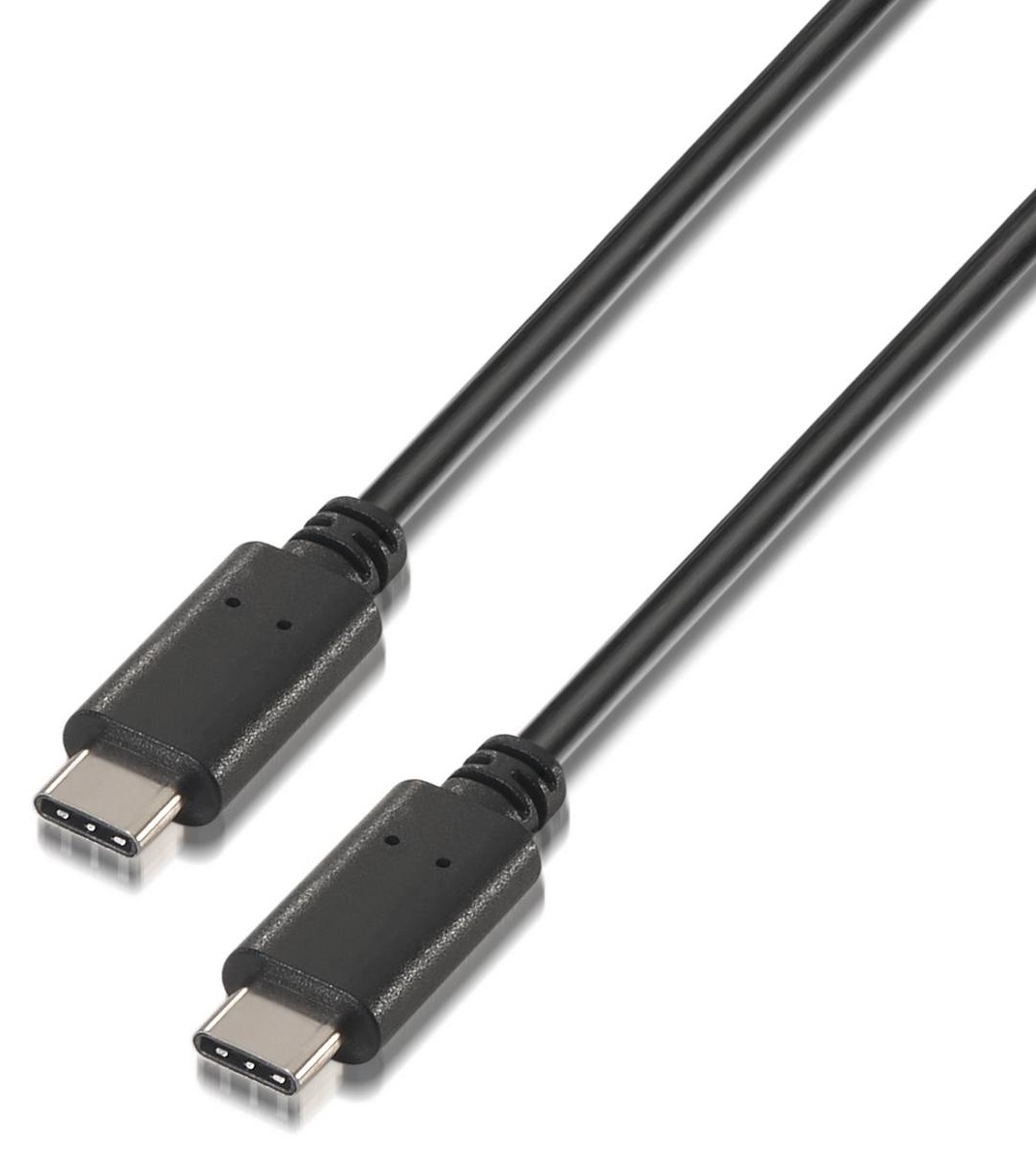 Cabo USB C Macho - USB C Macho 2.0 (2 mts) - AISENS