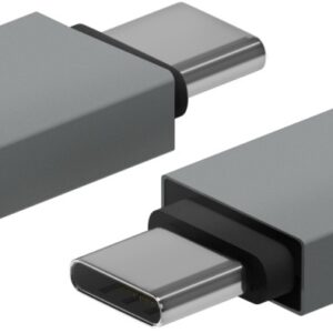 Adaptador USB C Macho - USB 3.2 F?mea (Cinza) - AISENS