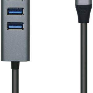 Hub USB 3.1 (Cinza) - AISENS