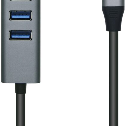 Hub USB 3.1 (Cinza) - AISENS