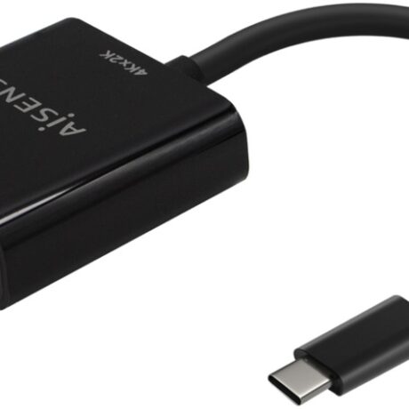 Conversor USB-C Macho - HDMI 4K Fêmea (Preto) - AISENS