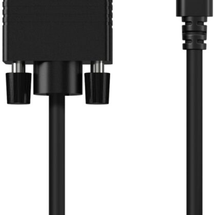 Cabo Conversor USB-C Macho p/ VGA Macho Preto (80cm) - AISENS