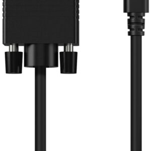 Cabo Conversor USB-C Macho p/ VGA Macho Preto (1,8 mts) - AISENS