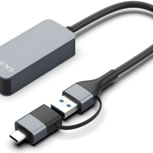 Placa de Rede Externa (RJ45) USB-A+USB-C (15cm) - AISENS