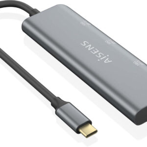 Hub USB-C (3x USB-A + 1x USB-C) Cinza (15cm) - AISENS